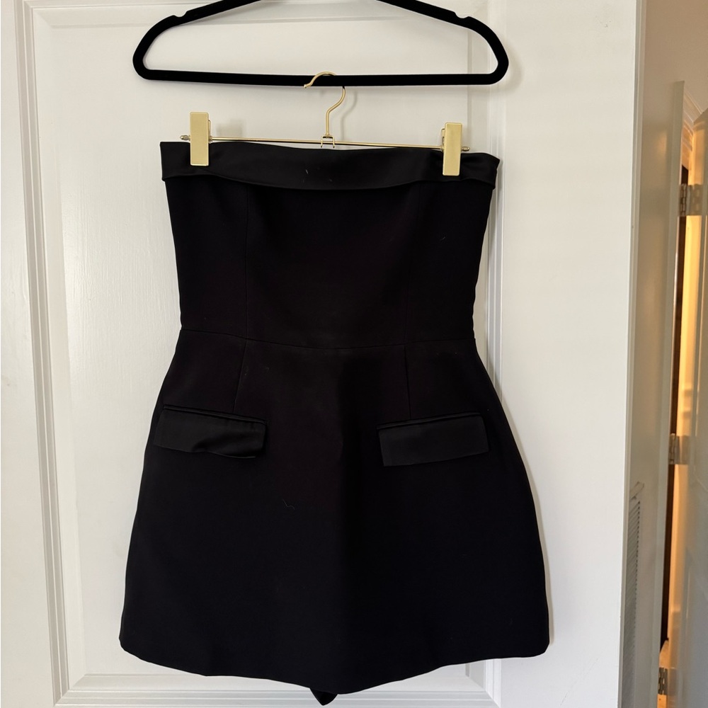 Amanda Uprichard Black Mini Dress